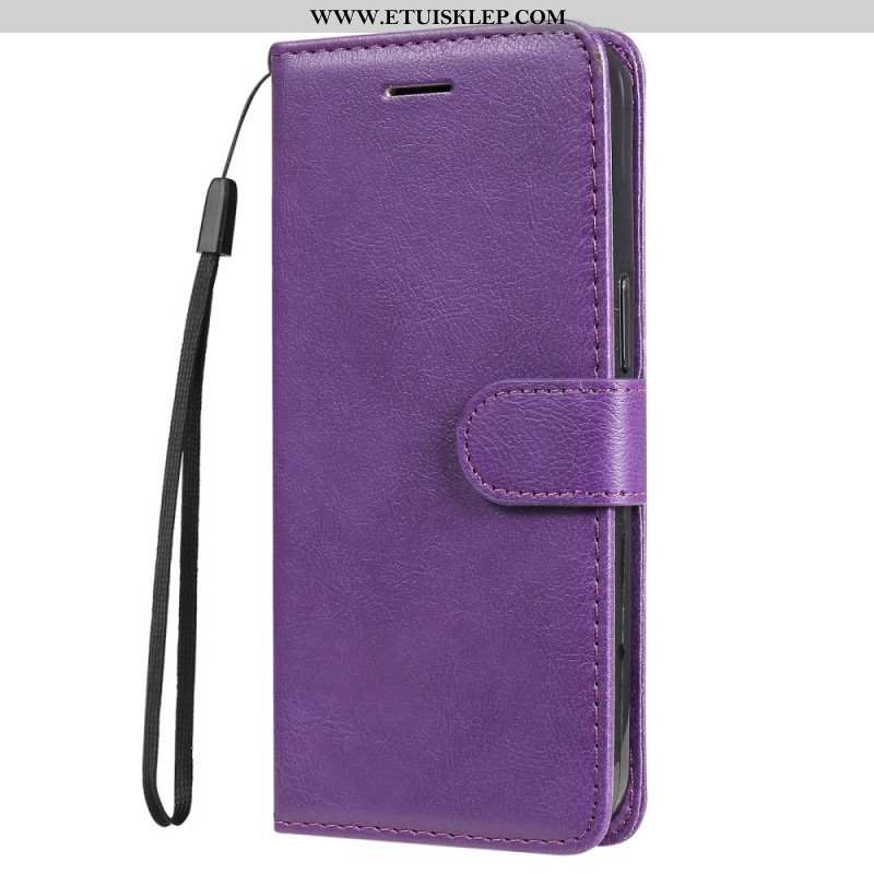 Etui Folio do Honor 90 z Łańcuch Gładka Sztuczna Skóra Z Paskiem
